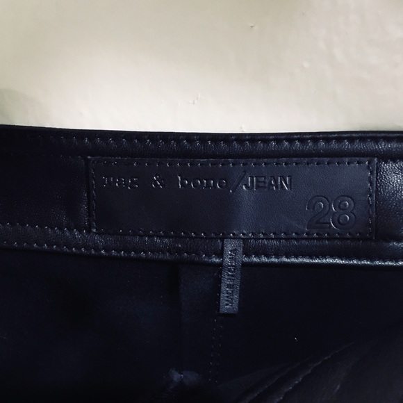 Rag And Bone Racer Leather Skirt - Picture 6 of 6